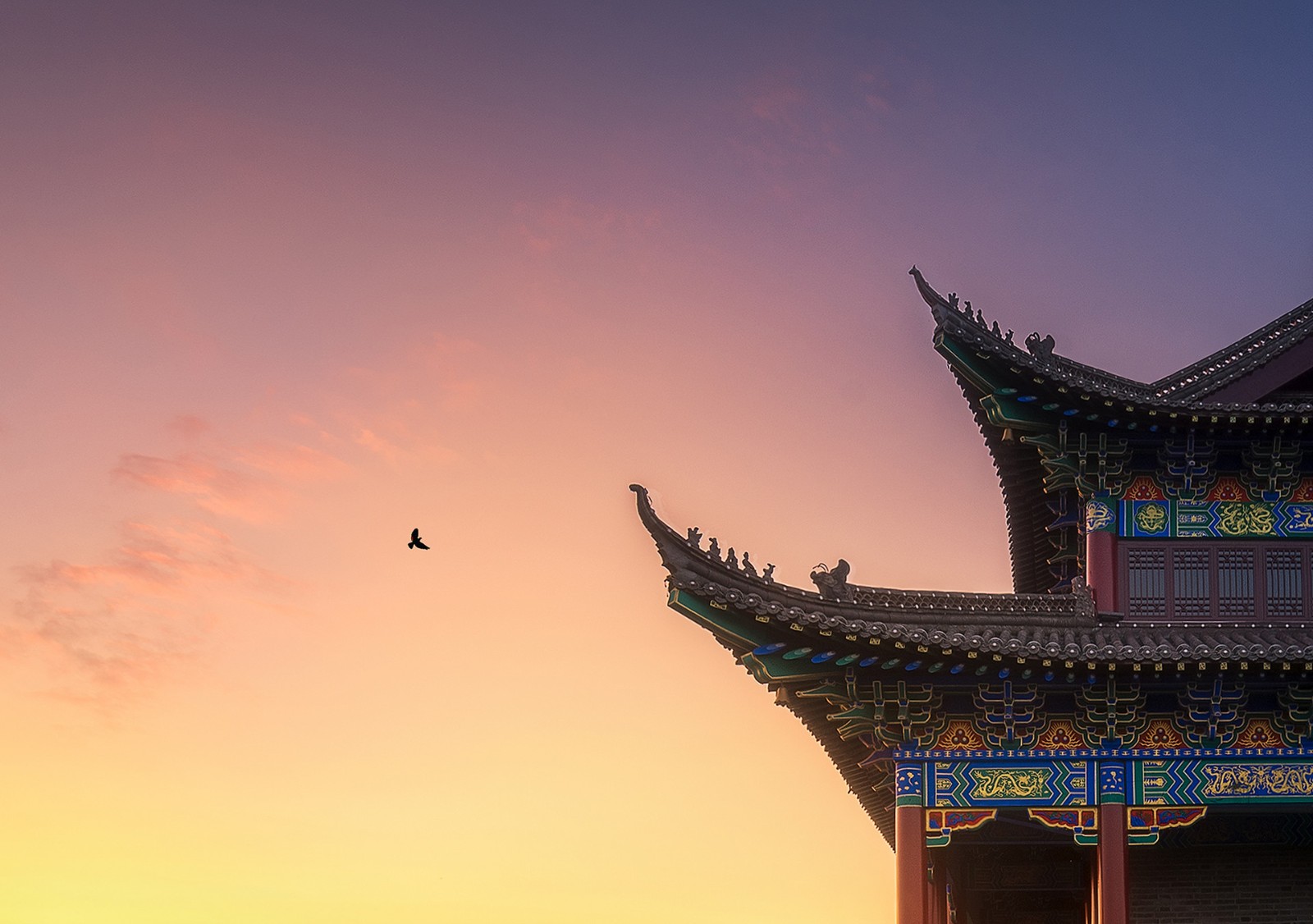 摄图网_501393093_banner_夕阳下的建筑美（非企业商用）